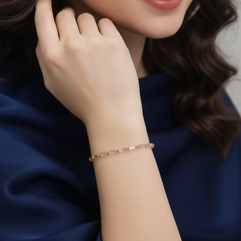 Round-Cut Tennis Bracelet