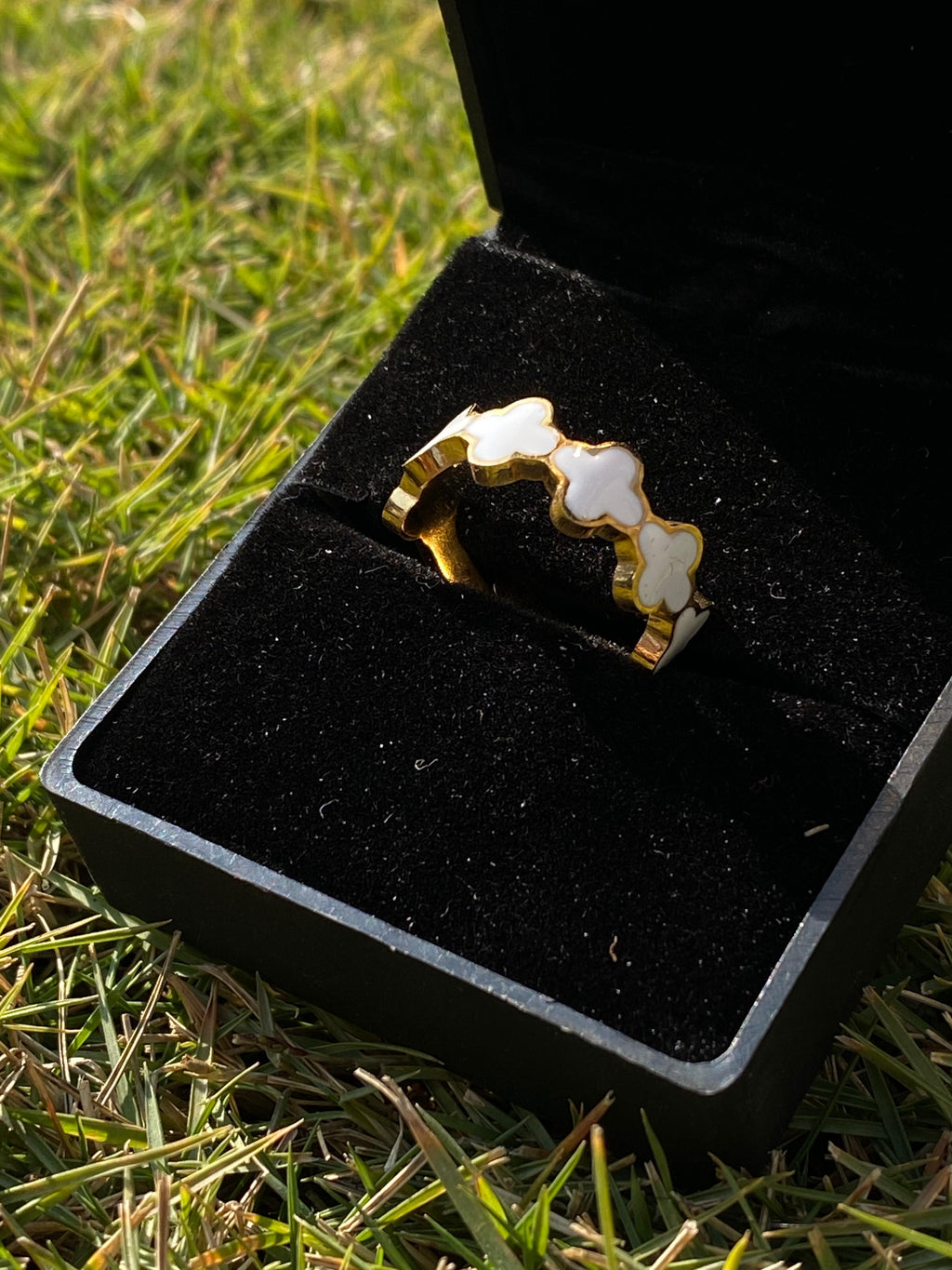 The White Charm Ring