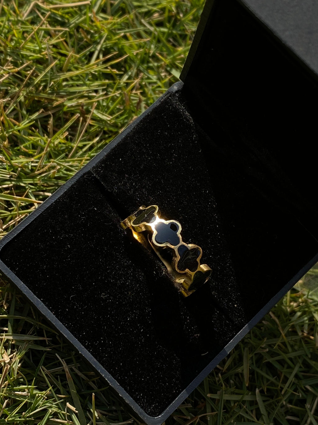 The Black Charm Ring